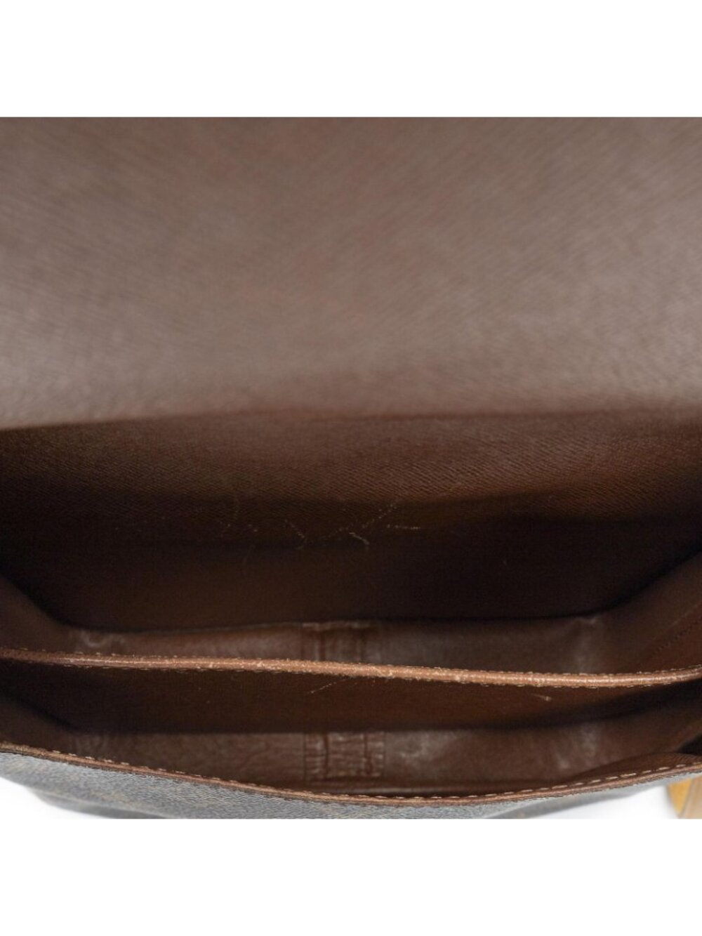 Louis Vuitton Cartouchiere Brown Monogram Canvas Messenger - Picture 9 of 10